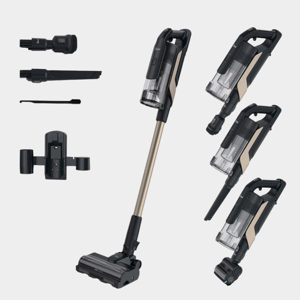 Turbo Sense Pets Cordless Vacuum Cleaner with Anti Hair Wrap - Gold (HF610P)