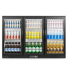 EUHOMY Back Bar Cooler With 2/3 Glass Swing Doors Wine Cooler